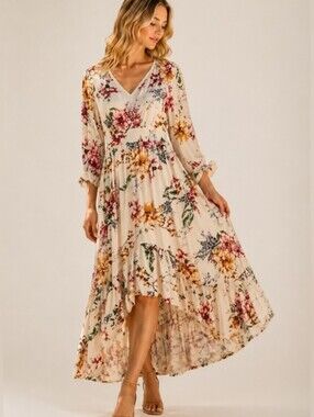 Abel The label Floral Maxi Dress